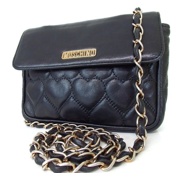 Moschino | Bags | Authentic Moschino Heart Stitch Chain